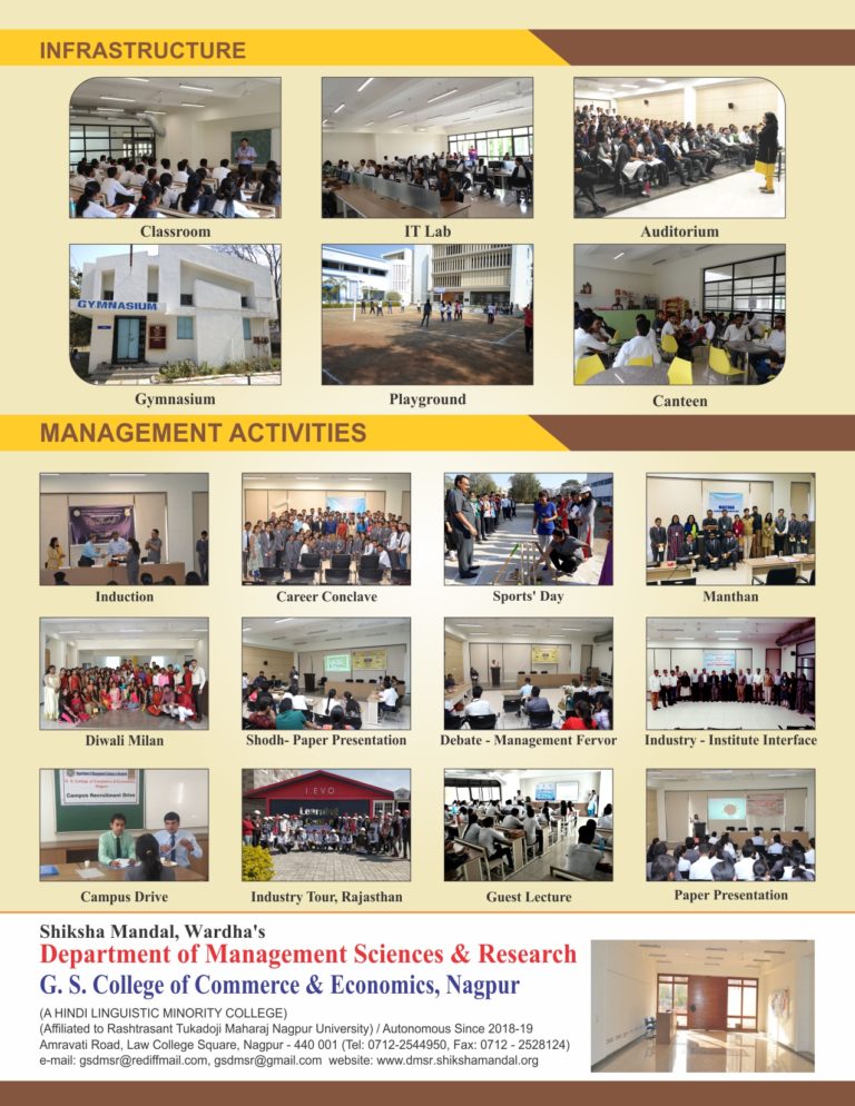 Department of Management Sciences & Research » Admission